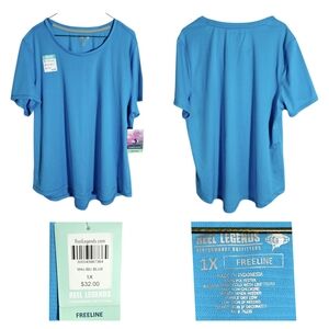 Reel Legends Short Sleeve Tee - Malibu Blue